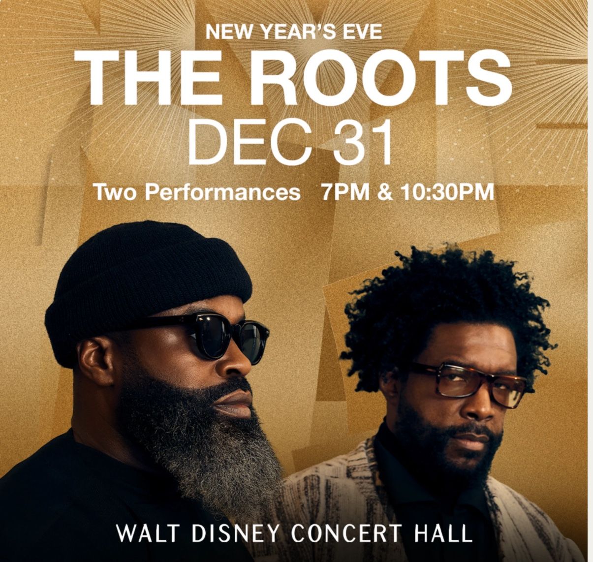 New Year’s Eve With The Roots!!