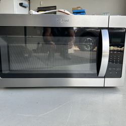 Whirlpool over stove Microwave