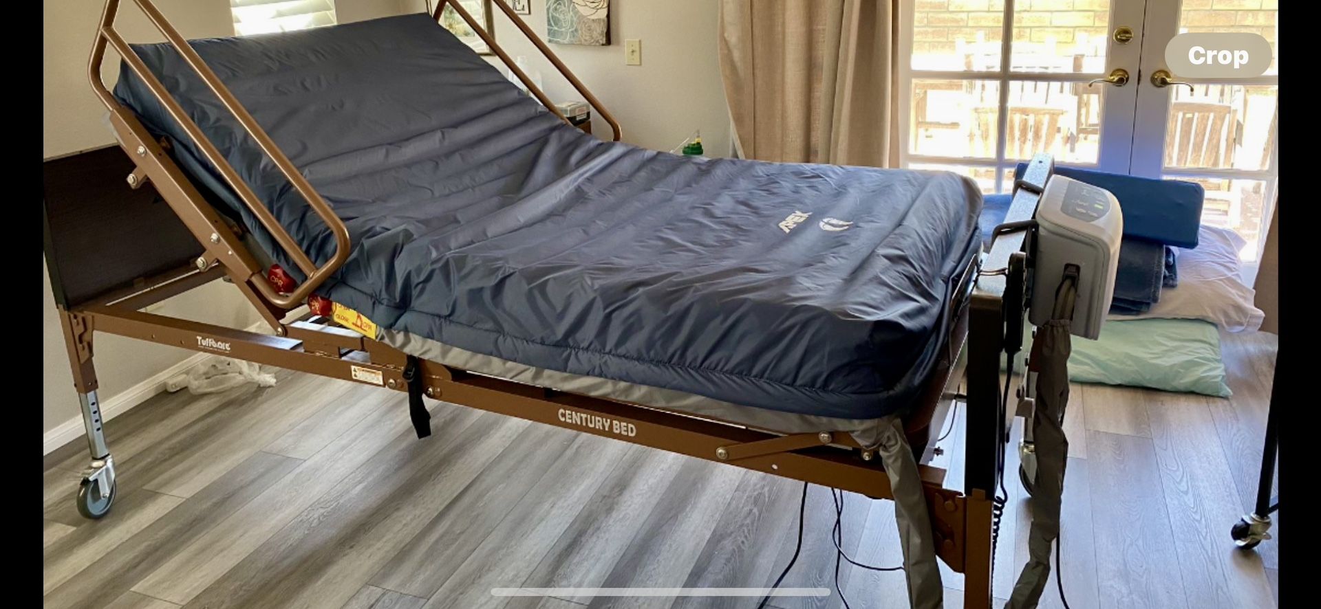 New Fully Electric Bariatric Bed With Low Air Loss Mattress