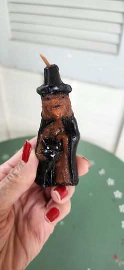 Vintage Gurley Witch Candle