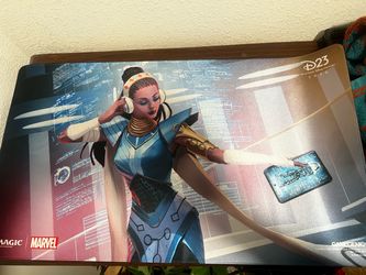 Magic the Gathering Shuri D23 Ex Playmat with new Tube