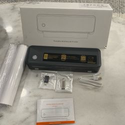 Portable wireless A4 printer