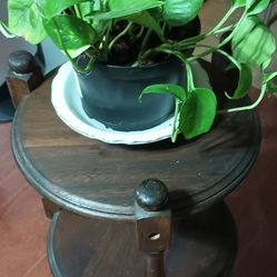 Antique Ethan Allen 3 Tier Plant Stand/Side Table 