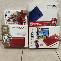 Nintendo Ds Dsi Xl Ds Lite Super Mario Bros Edition 