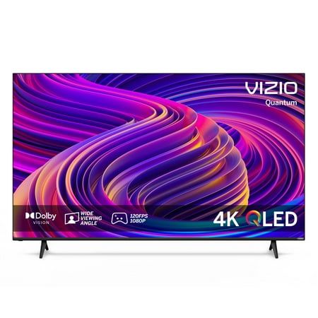 M65Q6-L4 65 in. Quantum 4K QLED Smart TV with Dolby Vision, Black
