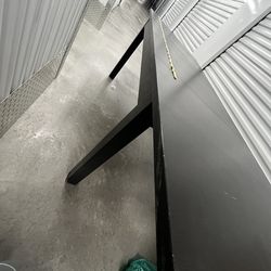 Black Wood Dining Room Extendable Table