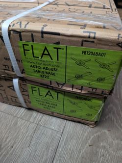 FLAT Tech Auto-Adjust KT22 Restaurant Table Bases – 5 Boxes Unopened