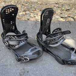 Burton GENESIS Re:Flex snowboard bindings MEN'S LARGE black