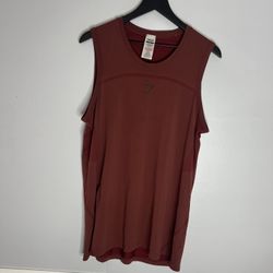 Gymshark 315 Seamless Tank Mens XL Red Gym Work Out Activewear