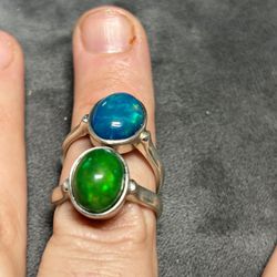 Extraordinary Opal Engagement Ring 