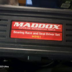 MADDOX MD10-1, Bearing Race & Seal Driver Set 10pc Kit W/ Box