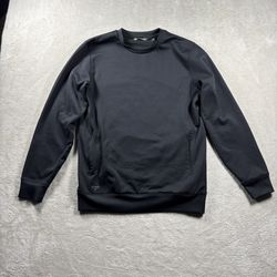 Travis Mathew Men’s M Black Crewneck Sweater Pullover Performance Golf #2253