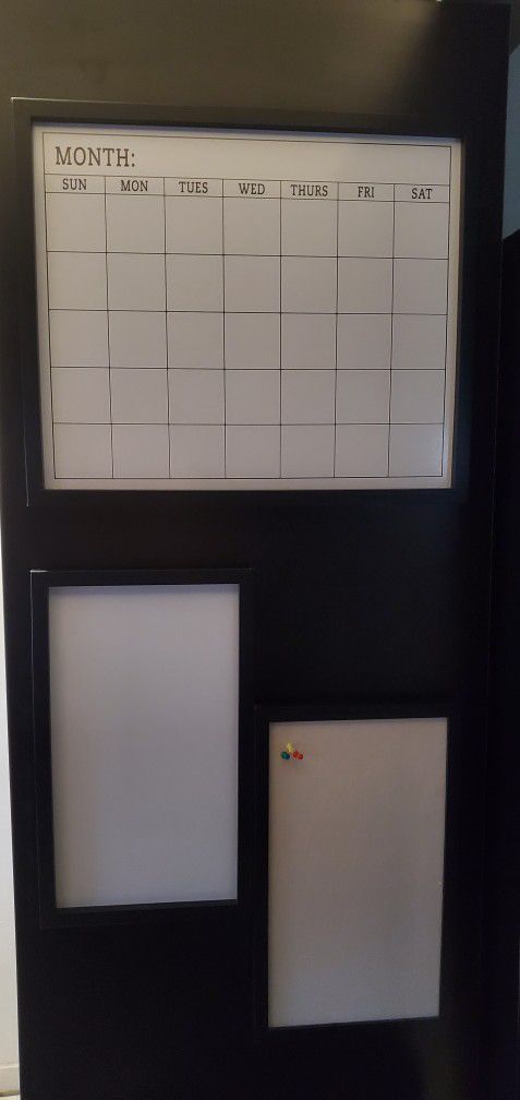 3 piece calendar whiteboard organization set 