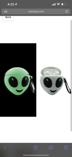 Airpods 1/2 Case Alien Head