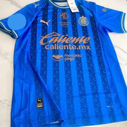 S,M,L,Xl,2XL,3XL,4XL slim fit available Soccer Chivas Guadalajara new jersey 3rd kid blue 2026 azul terser uniforme el rebaño sagrado New Jersey 20