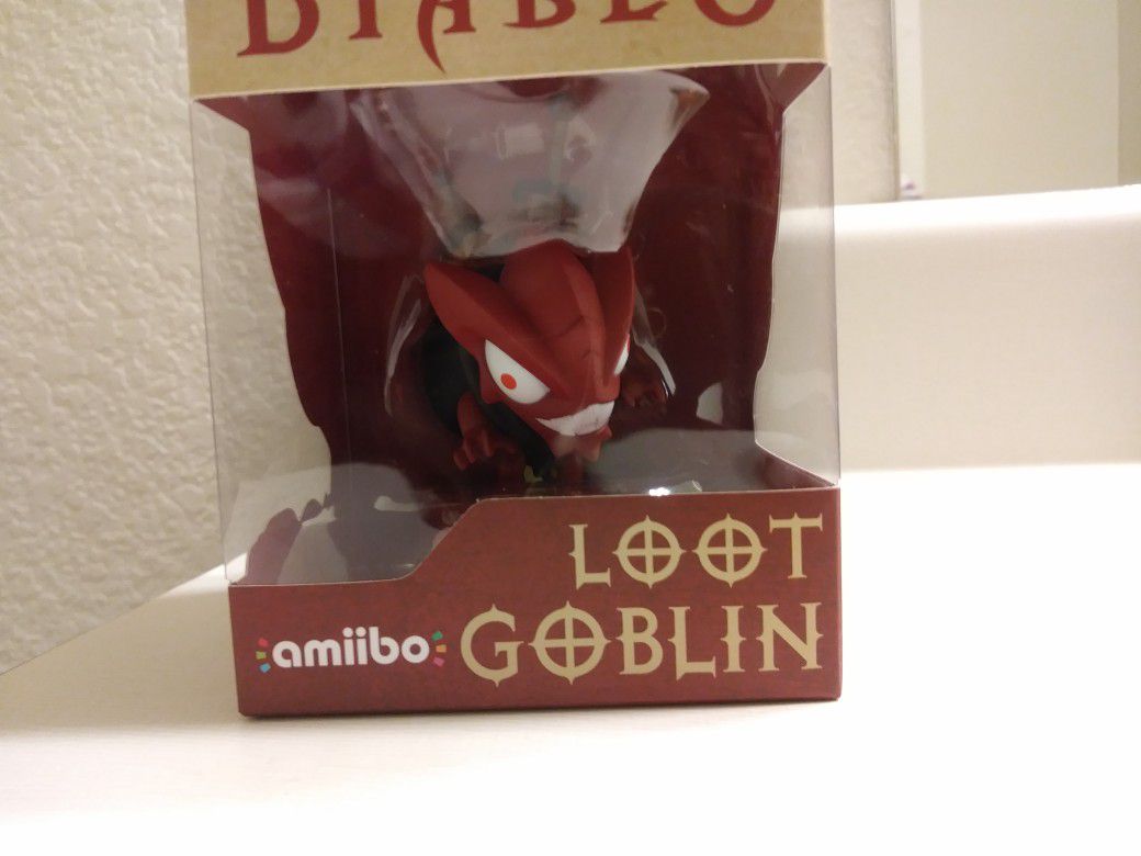 Loot goblin amiibo Diablo rare $45obo