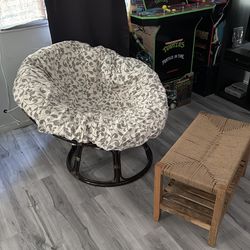 Seat and foot rest from ikea