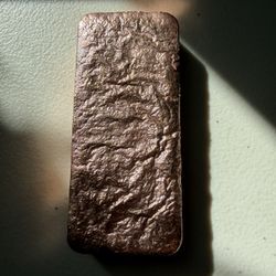 Handmade Pure Copper Bar – Close to 1 lb (exact weight shown in photos)