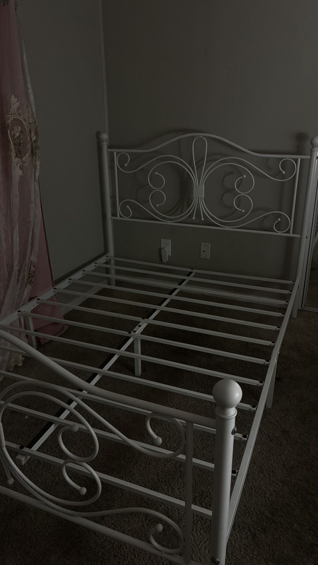 White Princess Bed Frame 