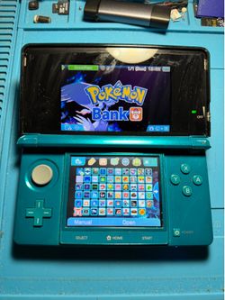 Nintendo Aqua Blue 3DS - Custom Setup - 16GB