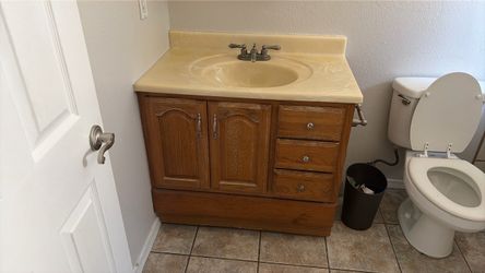 Bathroom Vanity with sink and faucet
