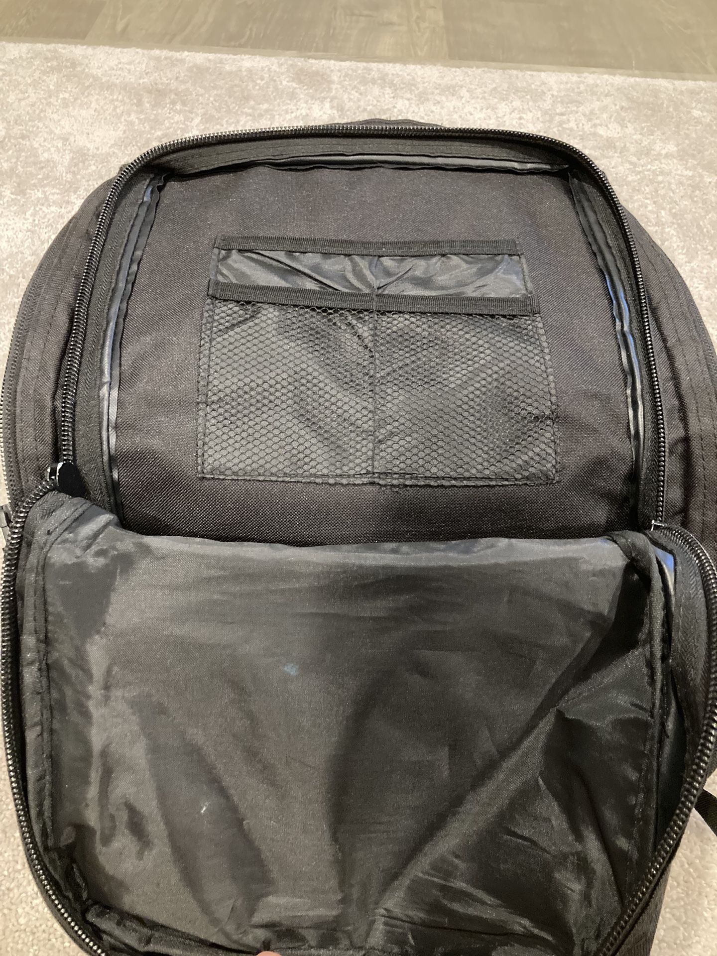 Modular Black Backpack
