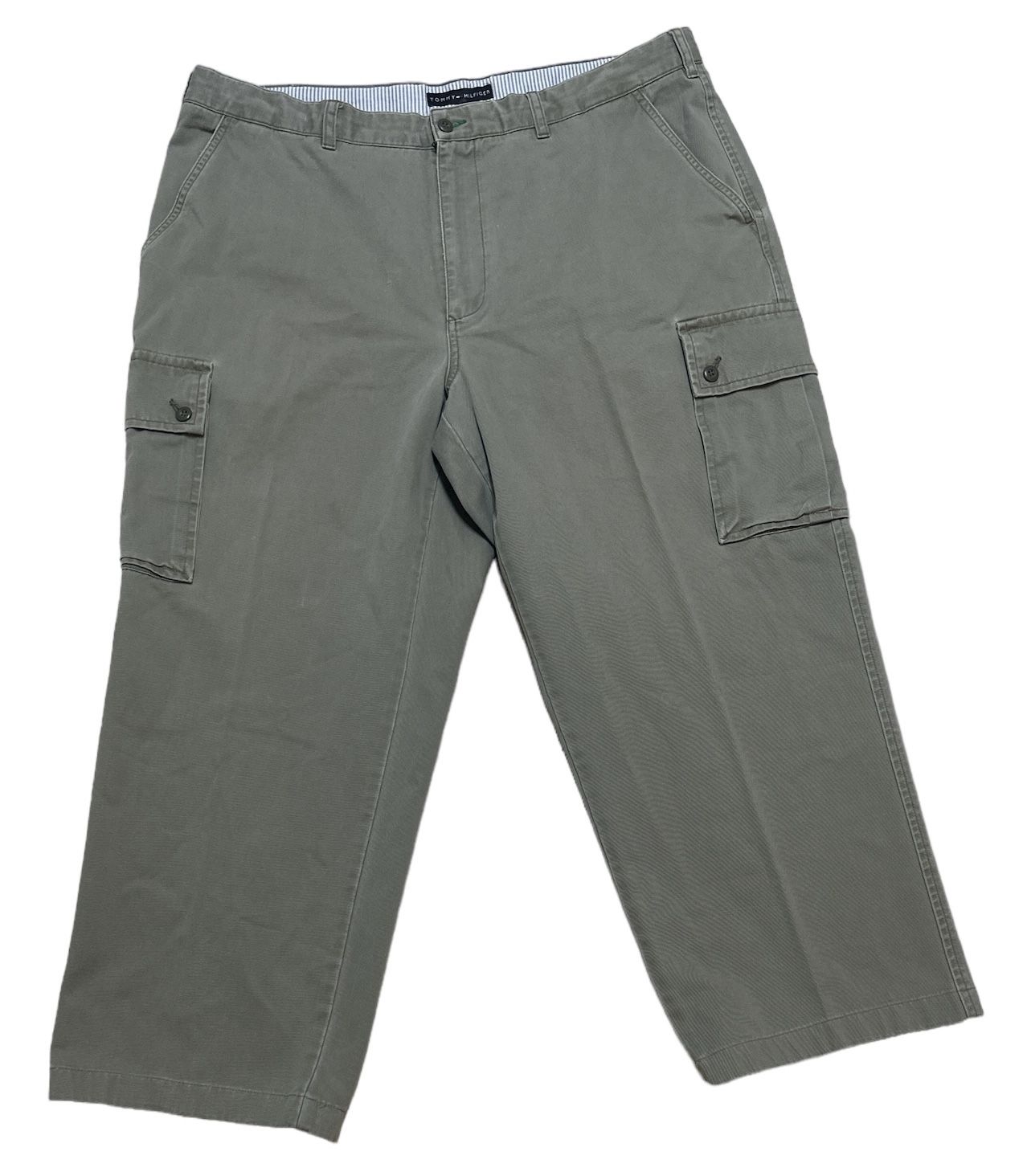 Tommy Hilfiger Cargo Pants Men’s 40x32 Tan Brown Workwear Utility Casual Outdoor