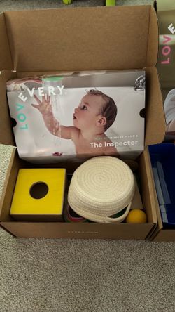 Lovevery toys 2 boxes! The Inspector (7 to 8 months) and The Explorer (9 to 10 months)