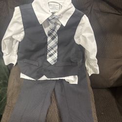 Van Heuson Baby Boy 4 Pc Sweet Suit 