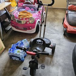 Kid's Tricycle With Handle (Pickup Only)