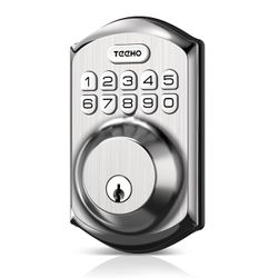 TEEHO TE001 Keyless Entry Deadbolt with Keypad, Satin Nickel