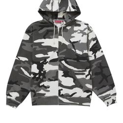 Supreme Work Zip Up Hooded Sweatshirt