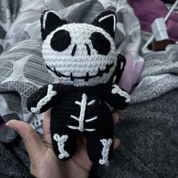 Crochet Skeleton Cat