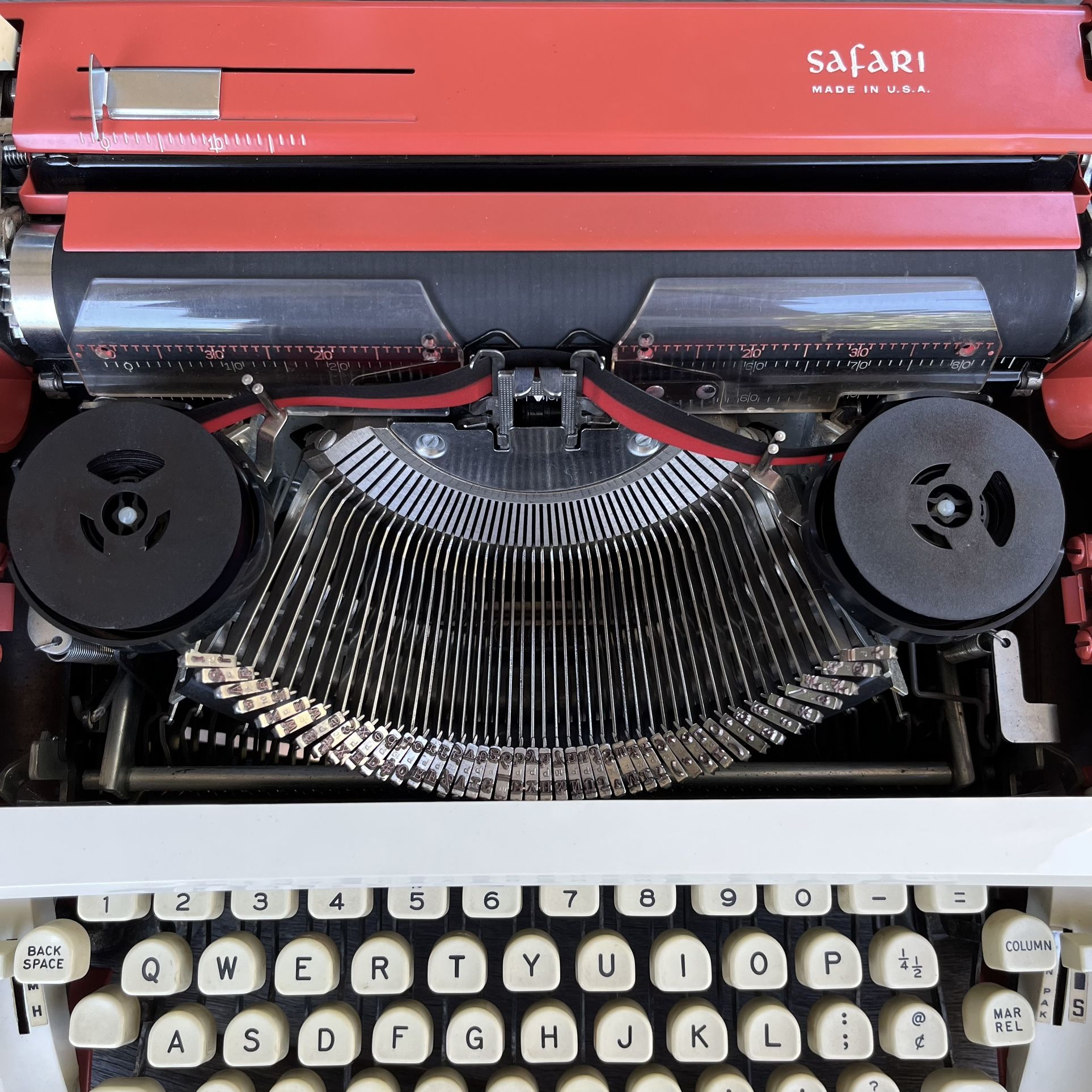 Vintage Typewriter — Wild Poppy