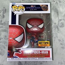 metallic spider man hot topic exclusive