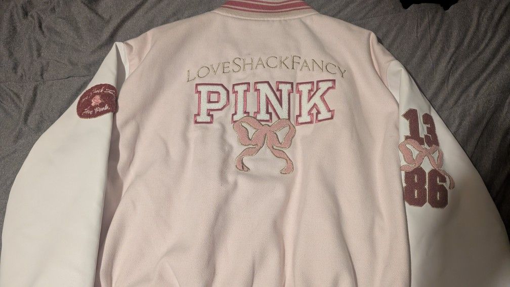 Victoria Secret, Pink Lettermen's Jacket! Bran New! With Tags!