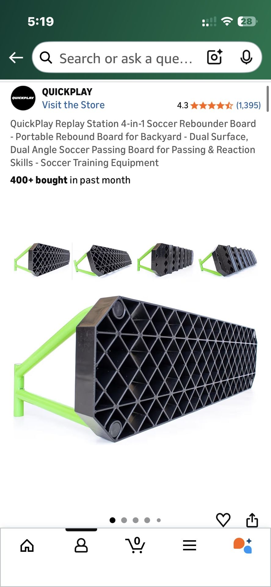 Quickplay Soccer Rebounder (2)