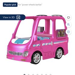 Barbie Doll Dream Camper Power Wheel 12V