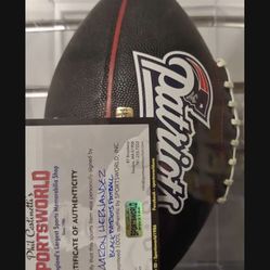 Aaron Hernandez Signed Football 🏈 2500$