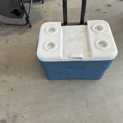 Refrigerator On Wheels For Beach And Picnic