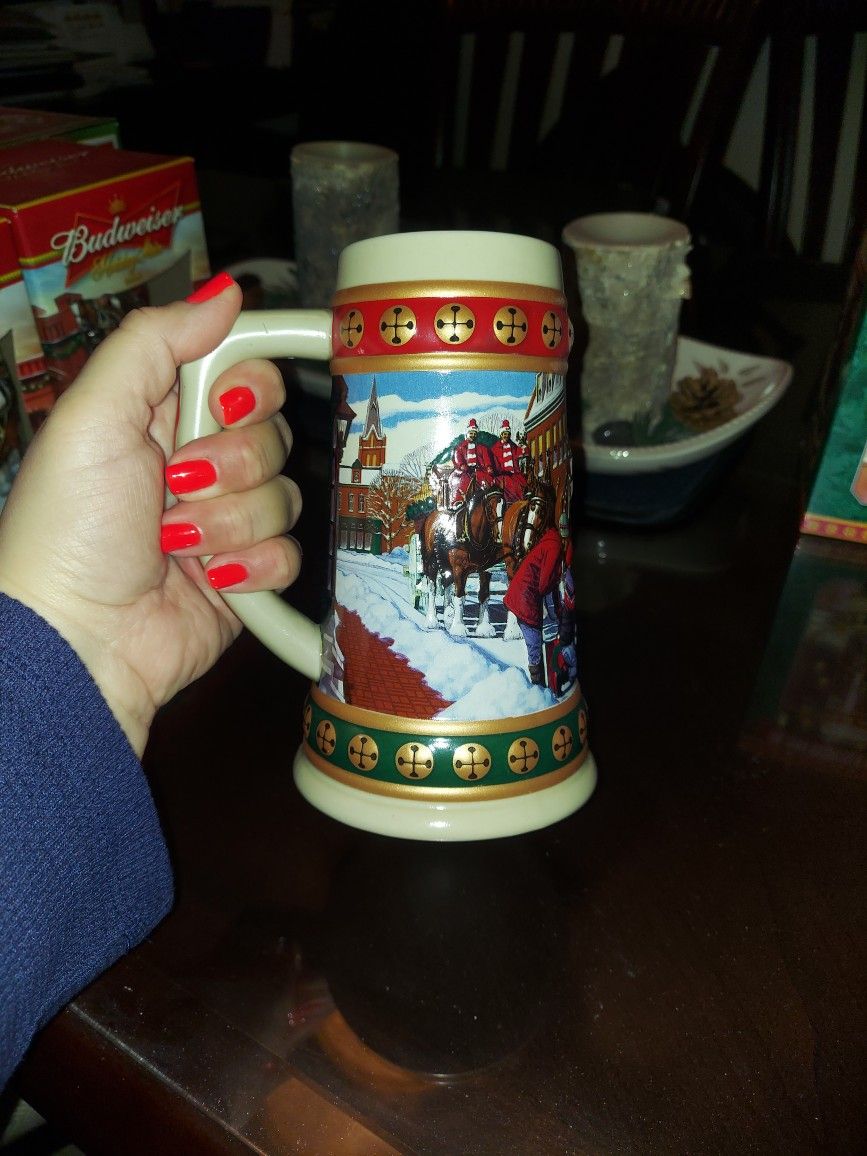 1994 Budweiser Holiday Stein