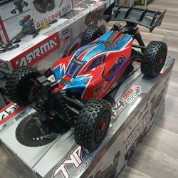 RC Buggy 1/8 Scale 4x4 Brushed Electric Ready To Run ARRMA Typhon 4x4 