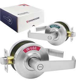 OAKMOORE Commercial Door Handle | Vacant Occupied & Commercial Restroom Lock