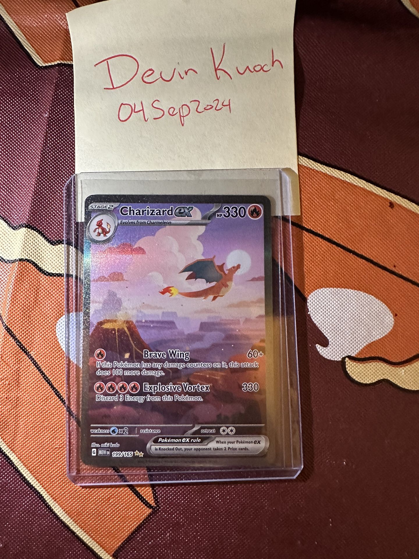 Charizard EX #199 Pokemon Scarlet & Violet 151