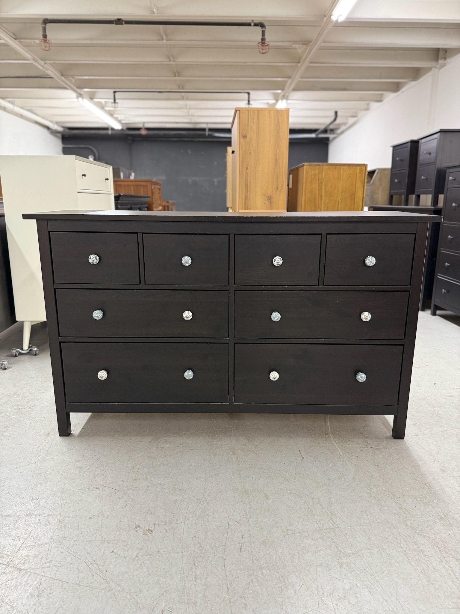 Black 8 Drawer IKEA Hemnes - Tons Of Storage