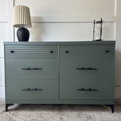 Refinished medium dresser / credenza / buffet / nursery / TV stand