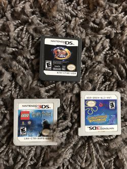 Nintendo 3 ds games 3 for $15