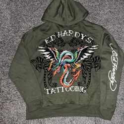 Ed Hardy Hoodie Sz XL 