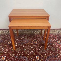 Brent Silberg for Mobler Nesting Tables Set of 2 Mid Century Modern