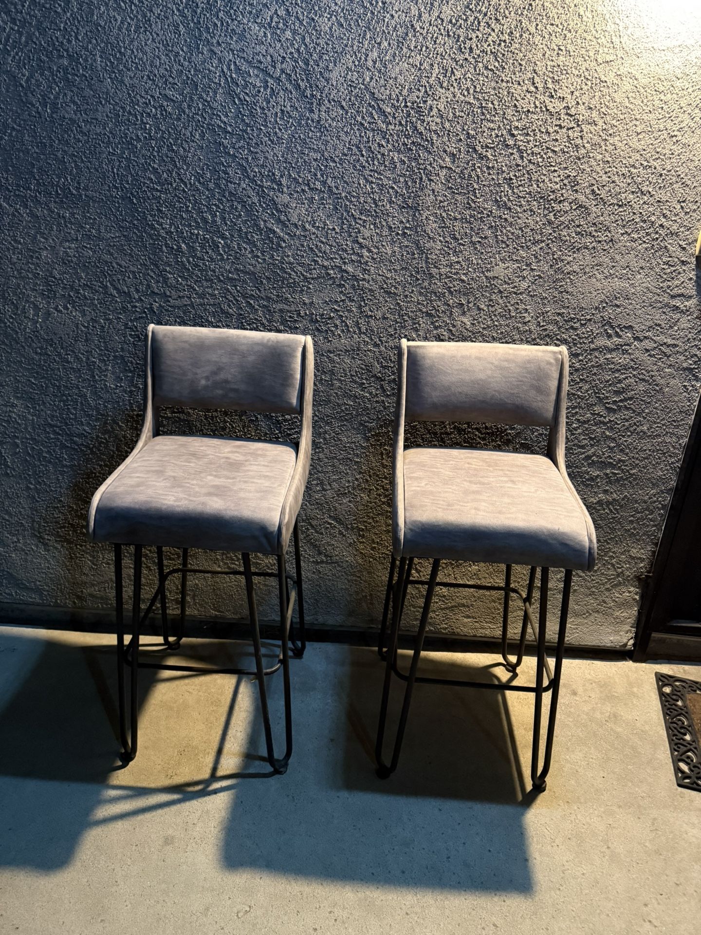 Grey chairs